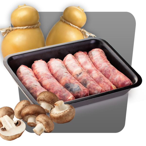 SALSICCIA DI SUINO CON PORCINI E SCAMORZA - immagine 2